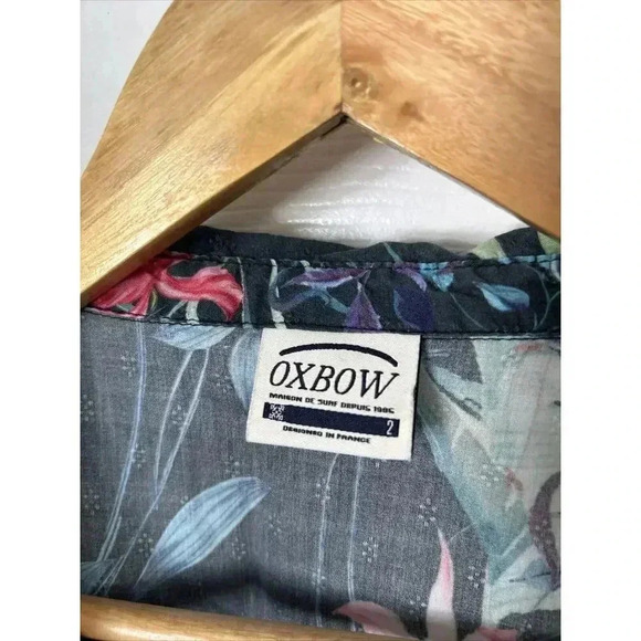 Oxbow France Romper Surf Wear Tropical Floral Pockets Shorts Women’s Size 2 - Picture 4 of 13